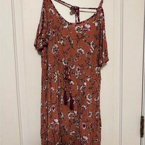 Floral Rust Dress
